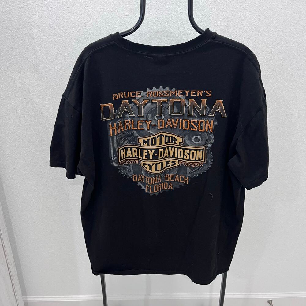 Harley Davidson Men’s XL Black Bruce Rossmeyer's Daytona Bike Week 2020 T-shirt - Picture 2 of 5